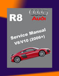 Audi R8 Type 42 V8 /4S V10 2006-2023 Full Manual Set – Repair & Maintenance Manual