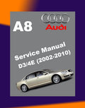 Audi A8 D3/4E 2002-2010 Full Manual Set – Repair & Maintenance Manual