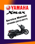 X-MAX Yamaha XMAX 400 YP400R 2013-2017 Full Manual Set – Repair & Maintenance Manual and User Handbook