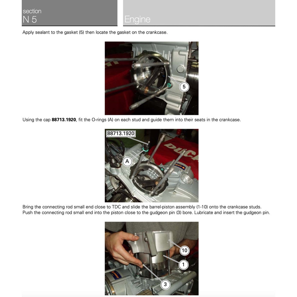 Ducati 1098 2007-2009 Full Manual Set – Repair & Maintenance Manual and Spare Parts Catalog - page 3