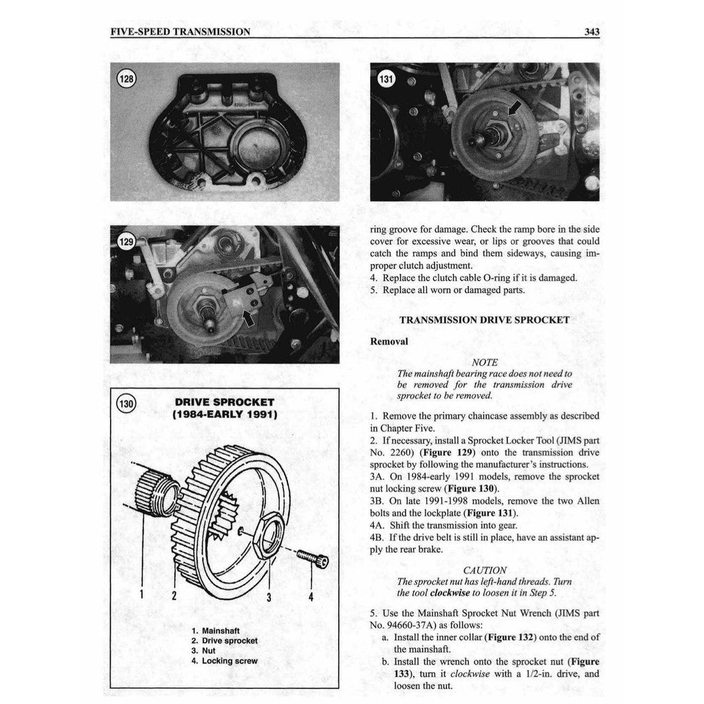 HARLEY DAVIDSON TOURING MODELS 1984-1998 Full Manual Set – Repair & Maintenance Manual and Spare Parts Catalog - page 11