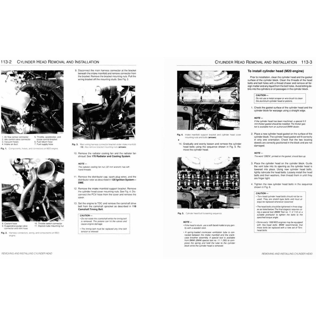BMW 5 Series E34 1989-1995 Full Manual Set – Repair & Maintenance Manual - page 5