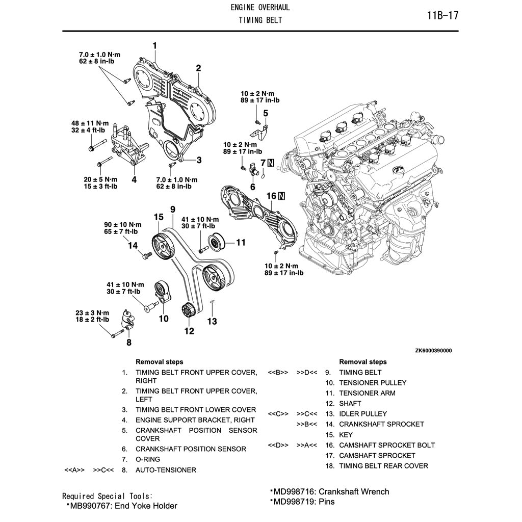 Mitsubishi OUTLANDER II CW 2006-2012 Full Manual Set – Repair & Maintenance Manual - page 6