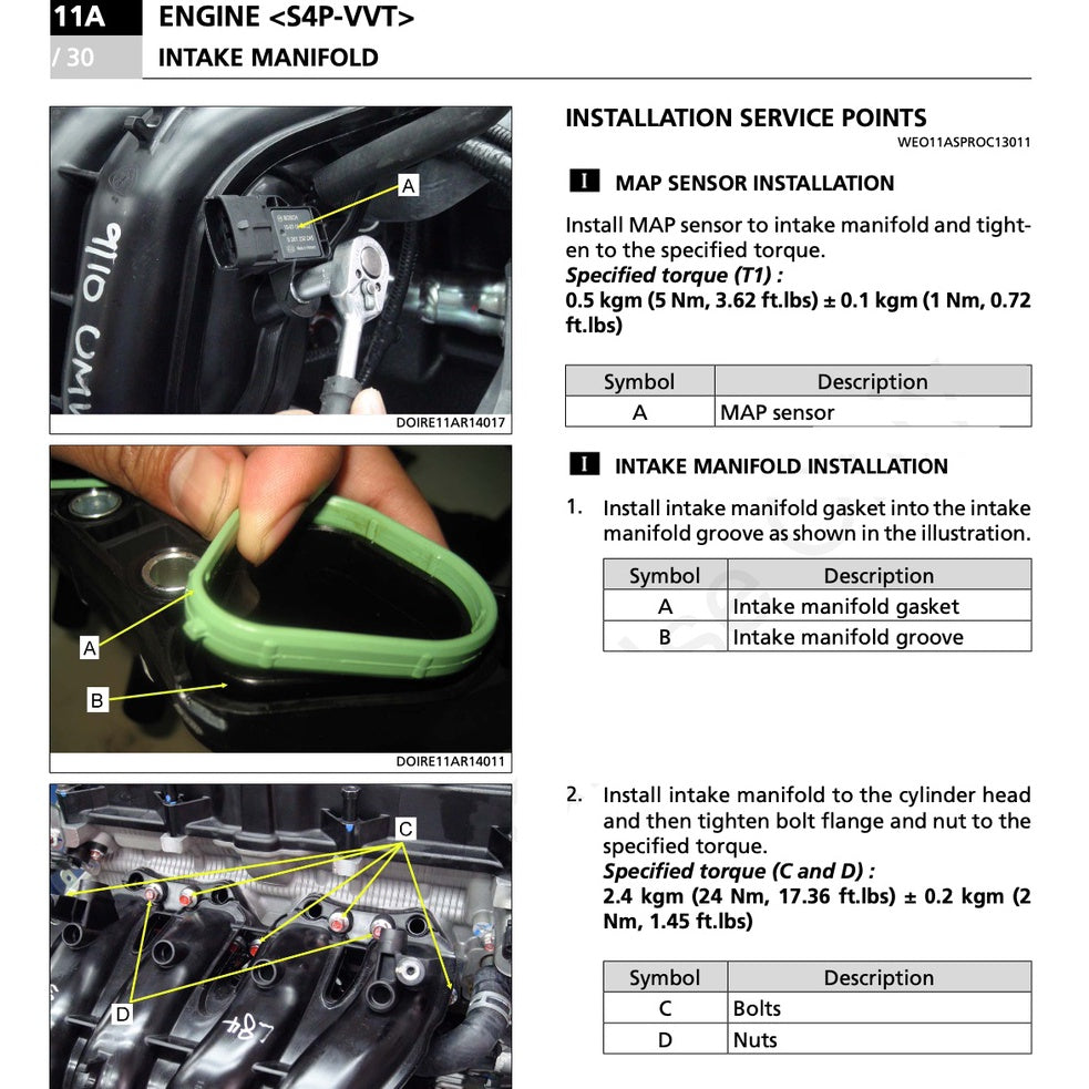 Proton VVT NFE Full Manual Set – Engine 1.3L-1.6L Repair & Maintenance Manual and Engine SYSTEMS Wiring Diagram / IRIZ / PERSONA / SAGA - page 6