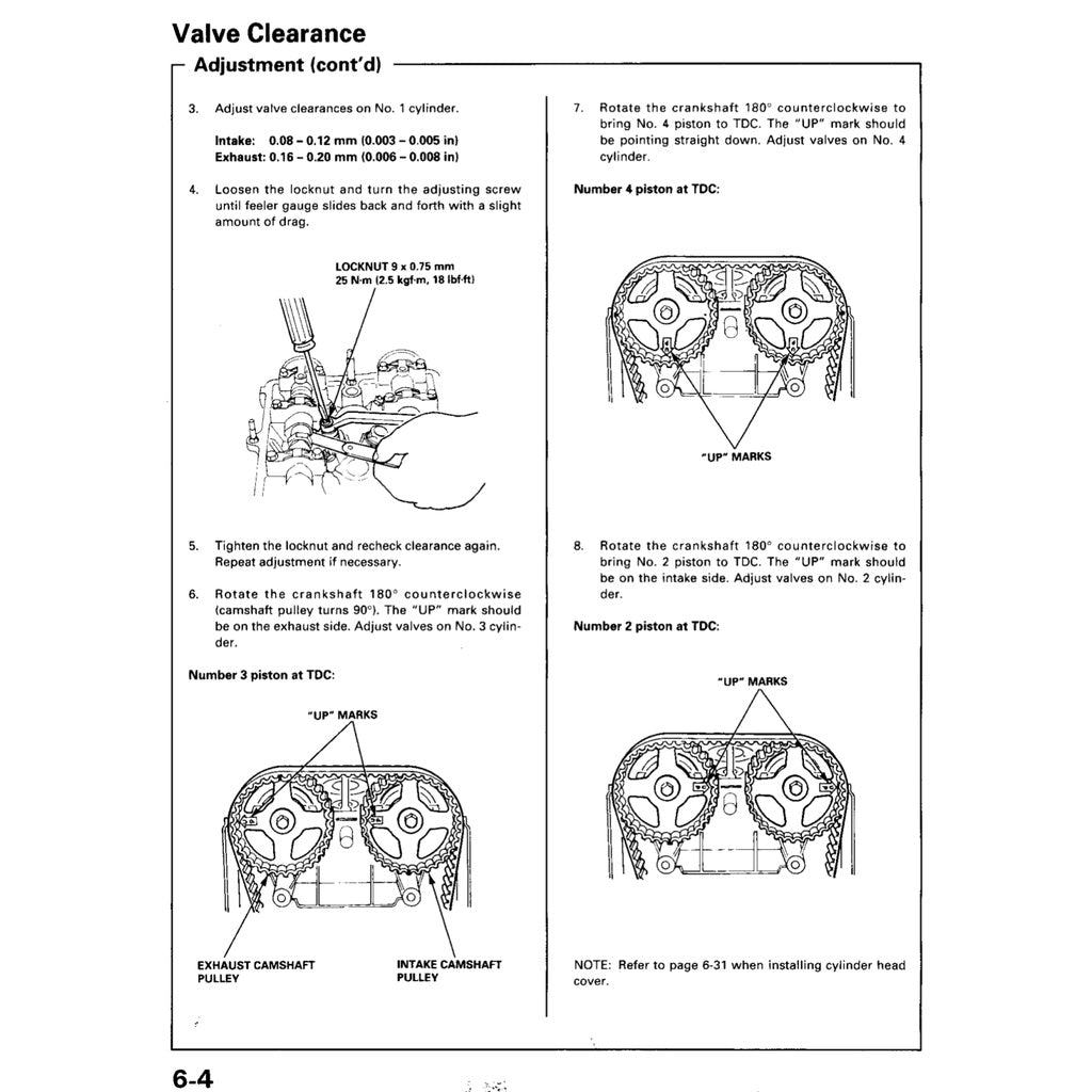 Honda INTEGRA Acura DB DC 1993-2001 Full Manual Set – Repair & Maintenance Manual and Supplement Type R - page 7