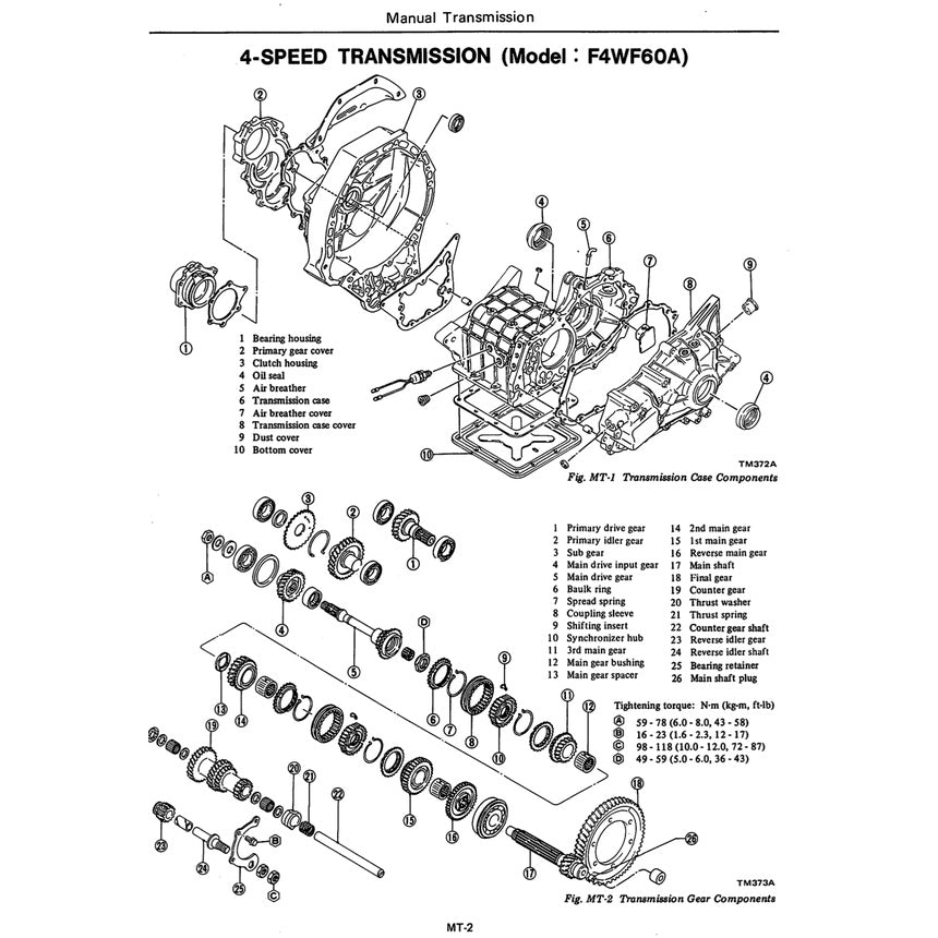 Datsun 120/130/140/150Y B310 1977-1981 Full Manual Set – Repair & Maintenance Manual - page 5