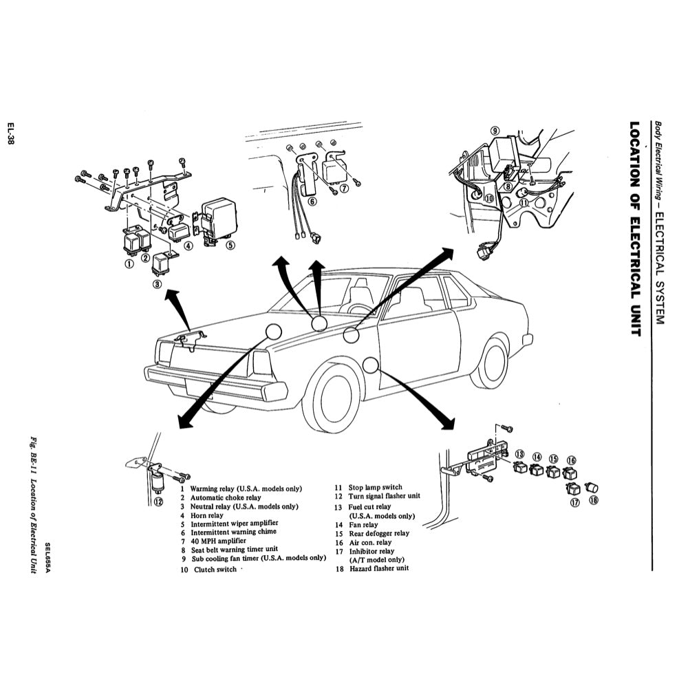 Datsun 120/130/140/150Y B310 1977-1981 Full Manual Set – Repair & Maintenance Manual - page 7