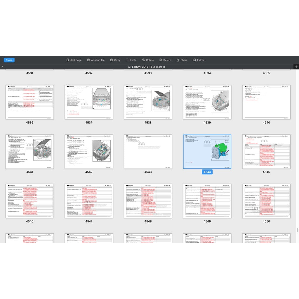 Audi e-tron EV 2019+ Full Manual Set – Repair & Maintenance Manual - page 8