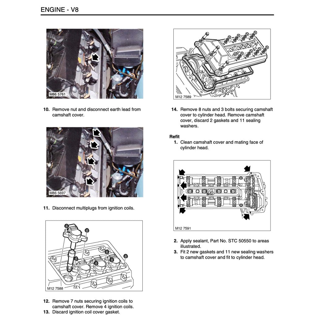 RANGE Rover L322 2001-2012 Full Manual Set – Repair & Maintenance Manual - page 4