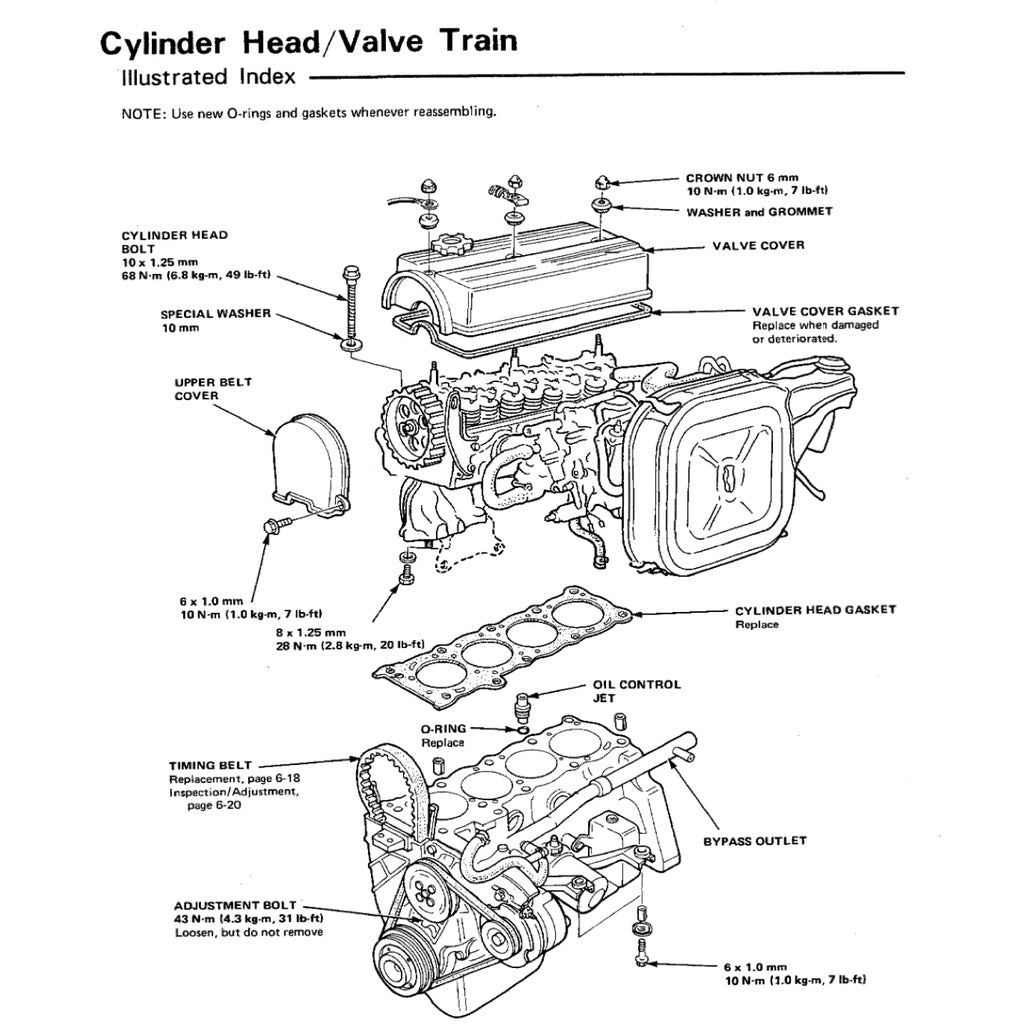 Honda PRELUDE AB B1-6 BB 1982-1986 Full Manual Set – Repair & Maintenance Manual - page 9