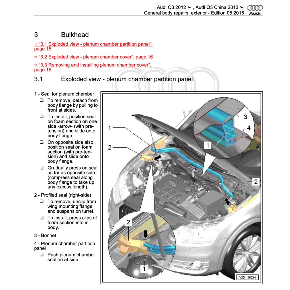 Audi Q3 8U 2011-2018 Full Manual Set – Repair & Maintenance Manual - page 5