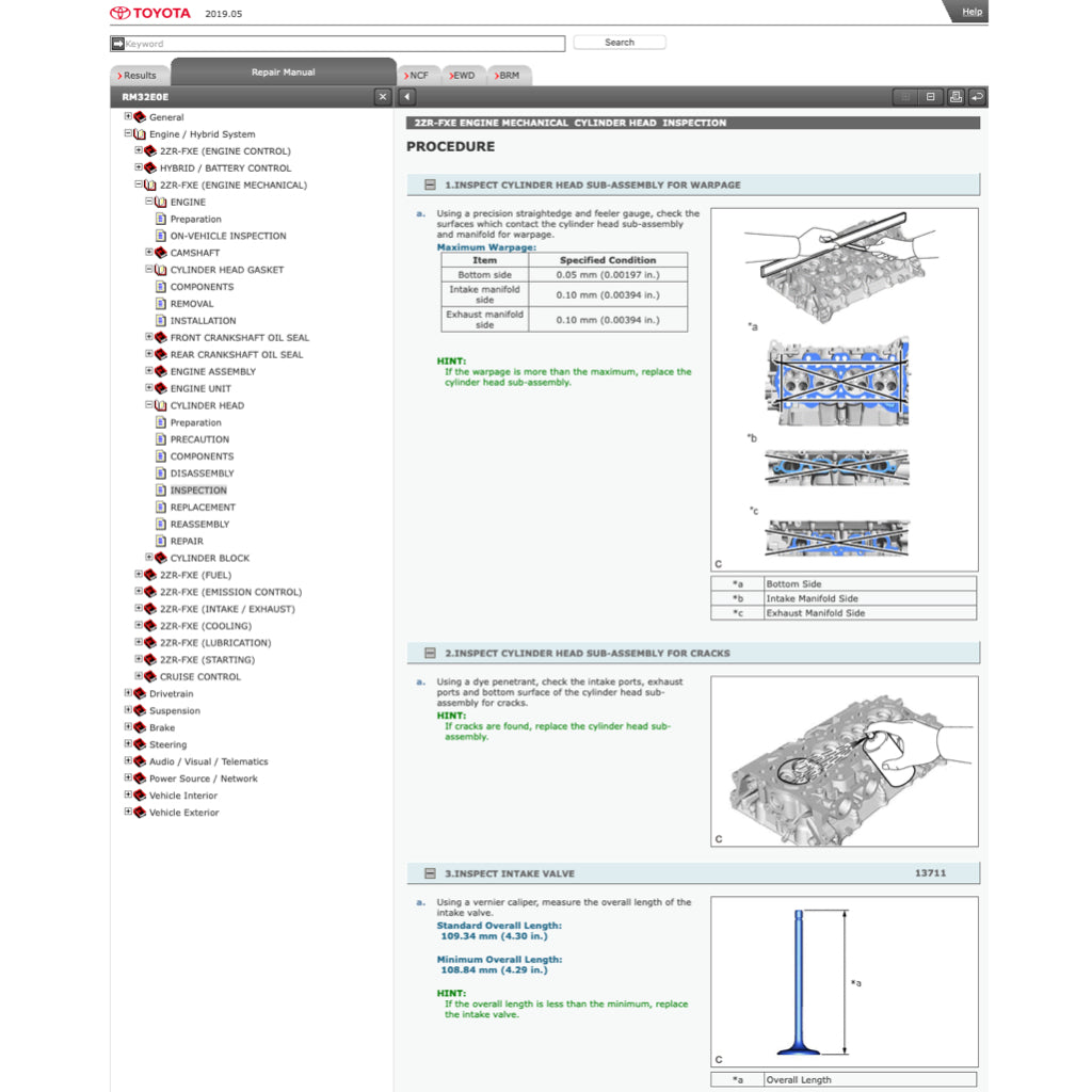 Toyota PRIUS ZVW50 2015-2022 Full Manual Set – Online Repair & Maintenance Manual - page 4