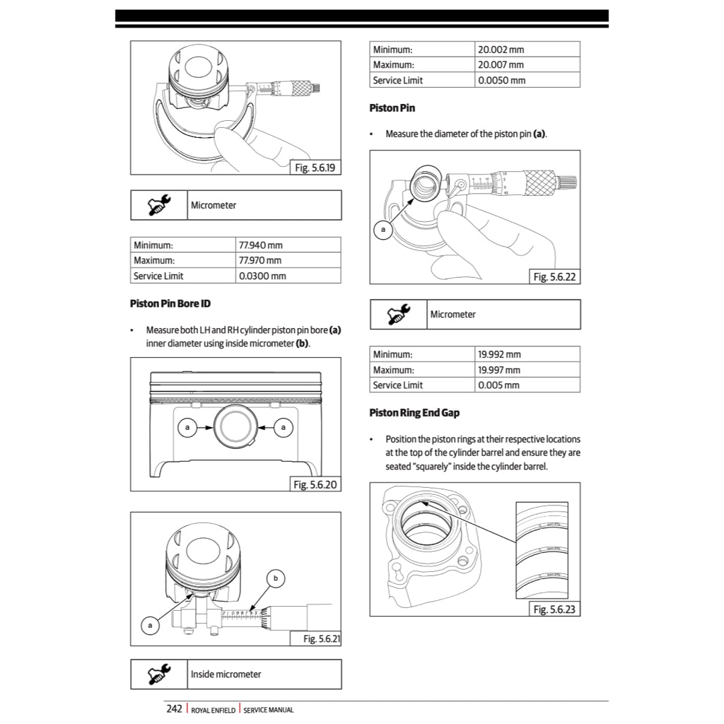 Royal Enfield INTERCEPTOR TWIN 650 2018-2023 Full Manual Set – Repair & Maintenance Manual and User Handbook - page 6