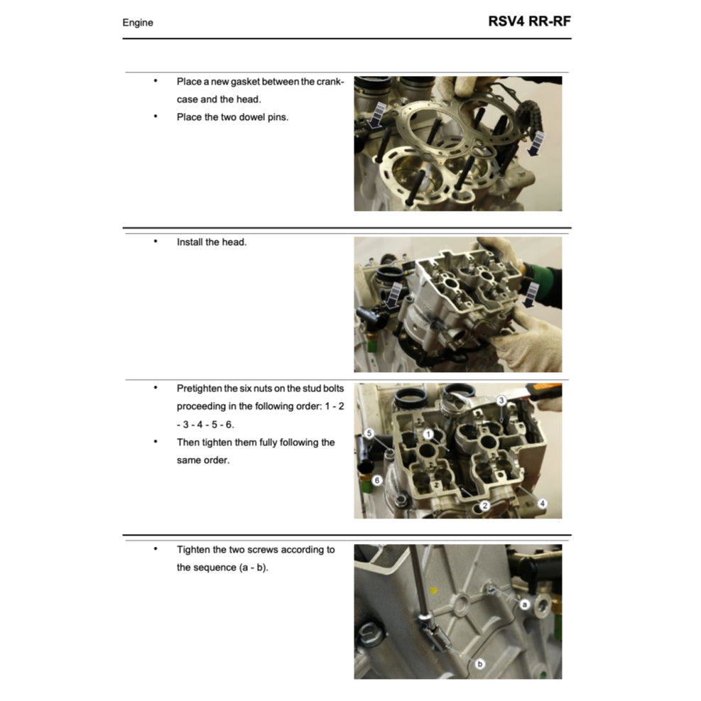 Aprilia RSV4 2009-2022 Full Manual Set – Repair & Maintenance Manual and Spare Parts Catalog and User Handbook - page 5