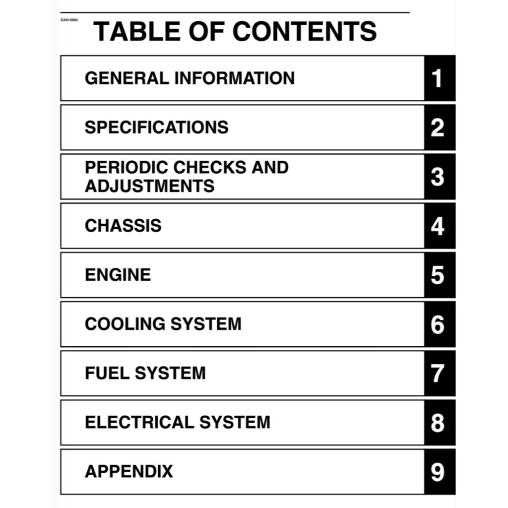 Yamaha MT-03 / MT-25 / MT25 V2 2020+ Full Manual Set – Repair & Maintenance Manual and User Handbook - page 2