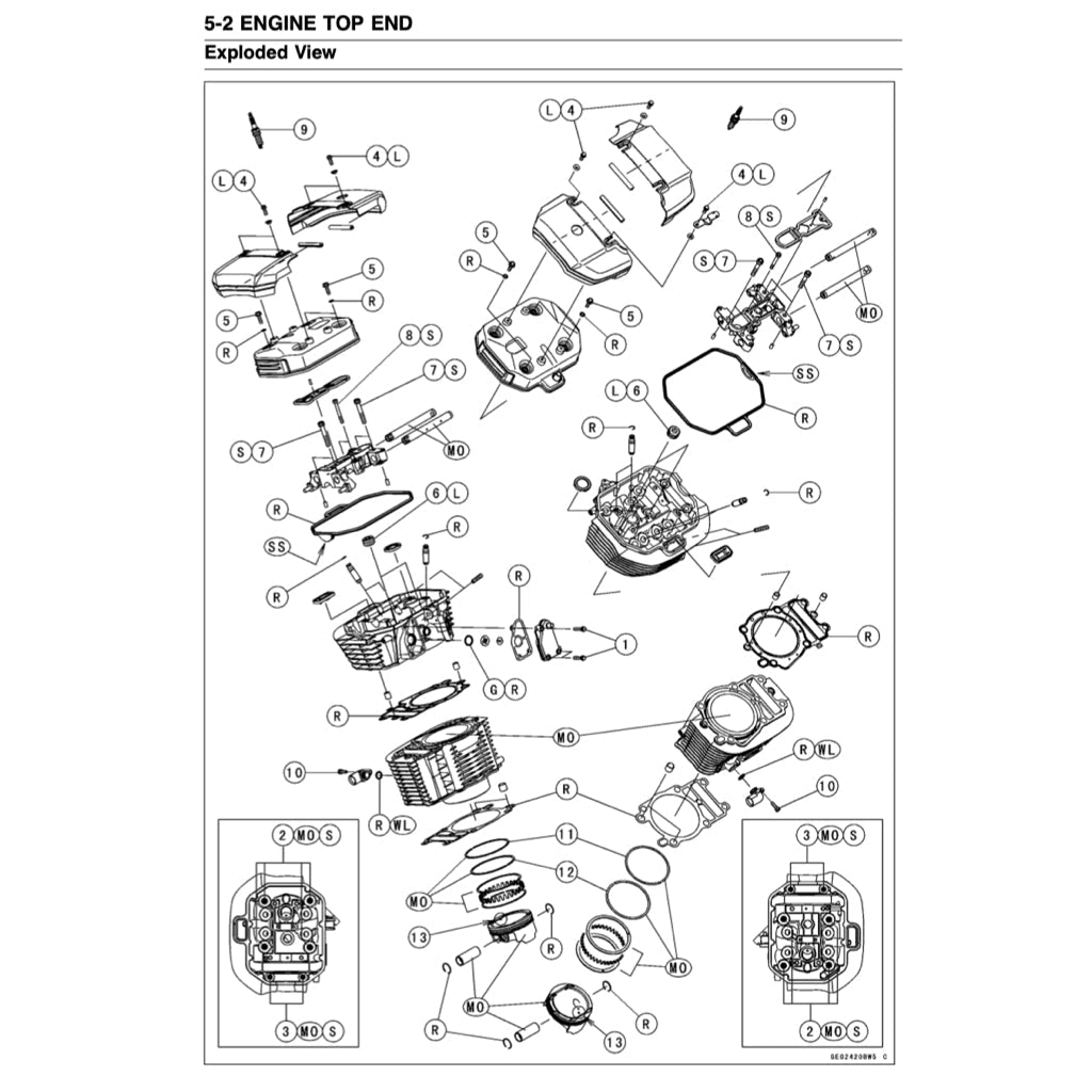 Kawasaki VULCAN 1700 VN1700 2009-2017 Full Manual Set – Repair & Maintenance Manual and Spare Parts Catalog and User Handbook - page 5