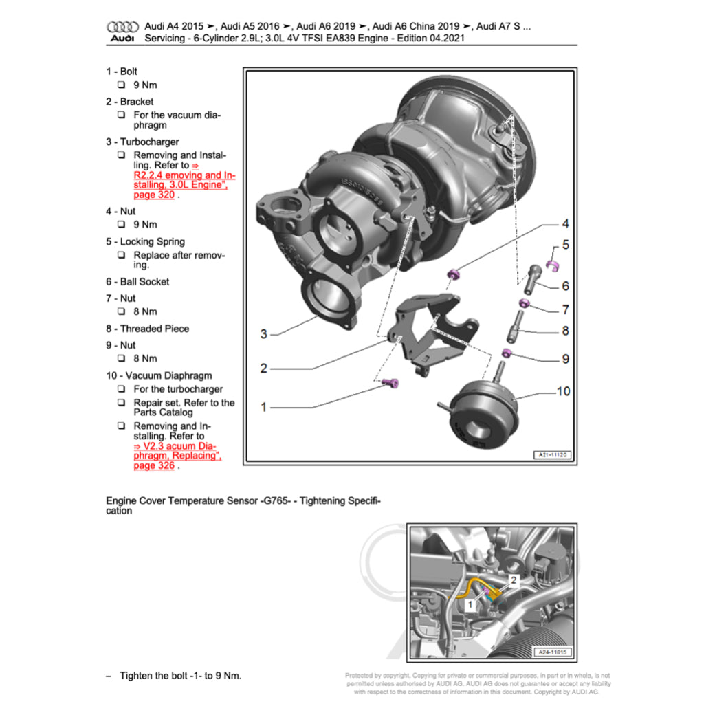 Audi A7 4K8 2018+ Full Manual Set – Repair & Maintenance Manual - page 5