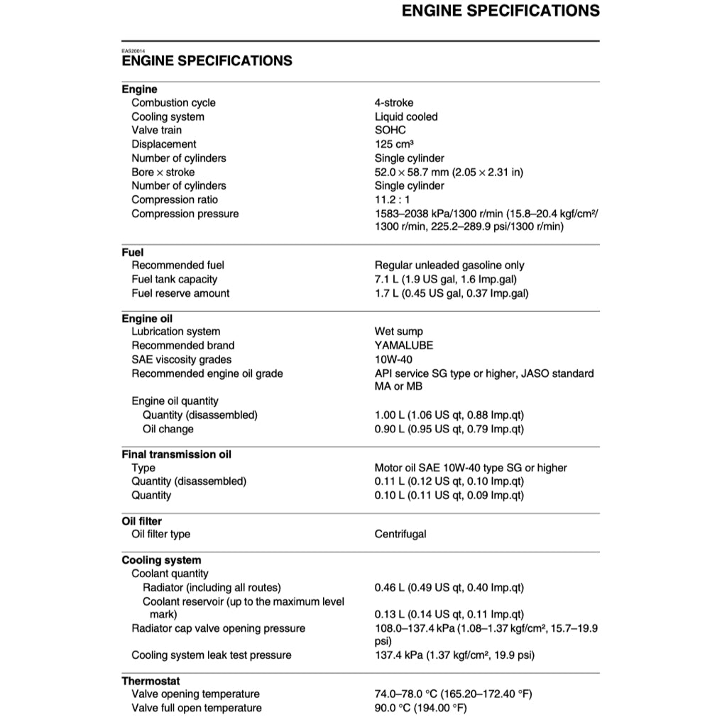 N-MAX Yamaha NMAX GPD125 2021+ Full Manual Set – Repair & Maintenance Manual and User Handbook - page 3