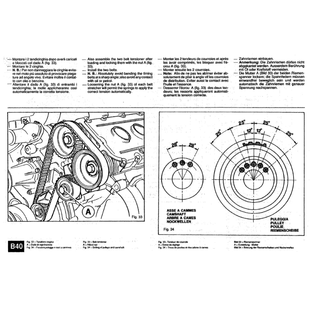 Ferrari 308/328 GTB GTS F105 1975-1985 Full Manual Set – Repair & Maintenance Manual and Spare Parts Catalog - page 9