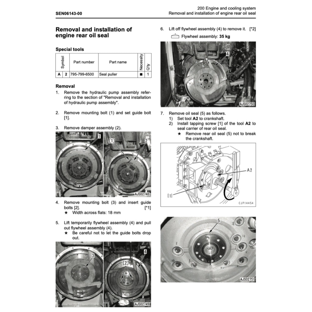 KOMATSU PC200/210/220/25 LC-6 Workshop Repair Manual and Parts Book - page 8