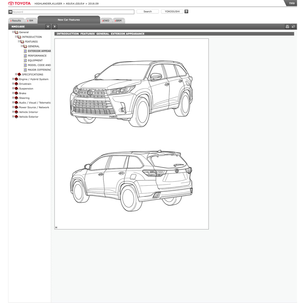 Toyota HIGHLANDER /KLUGER ASU50/GSU50 2013-2019 Full Manual Set – Online Repair & Maintenance Manual - page 2