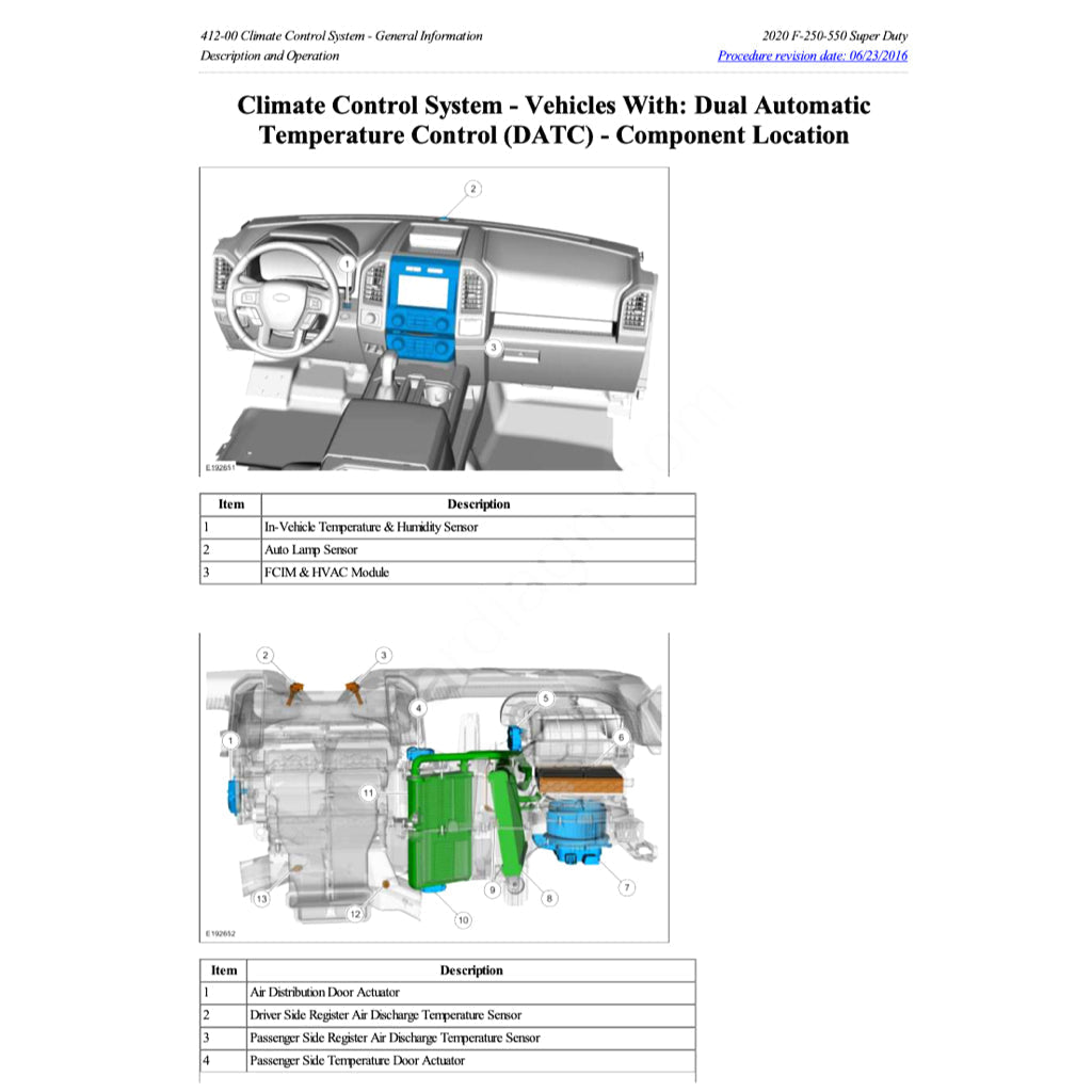 Ford F-250 F-350 SUPERDUTY P558 2017-2022 Full Manual Set – Repair & Maintenance Manual - page 8