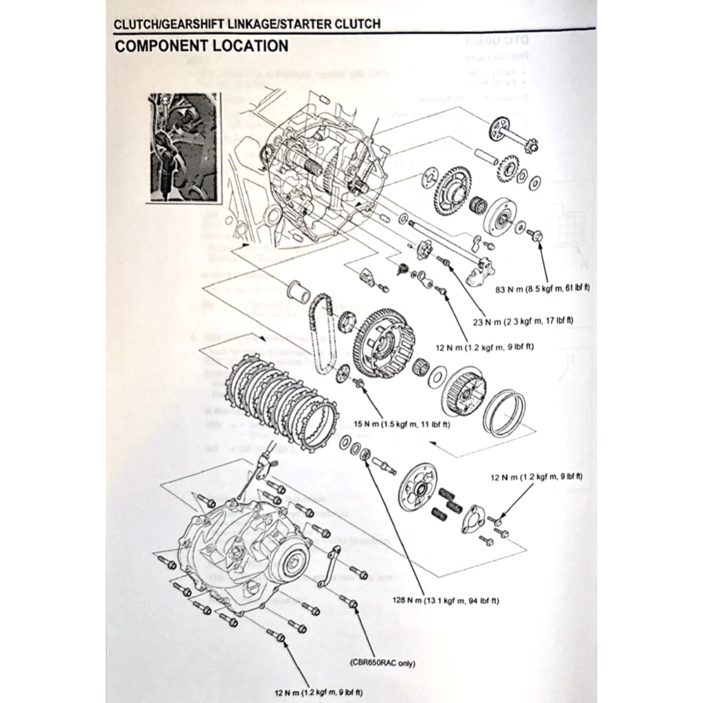 Honda CB650R RH17 2024+ Full Manual Set – Repair & Maintenance Manual - page 6