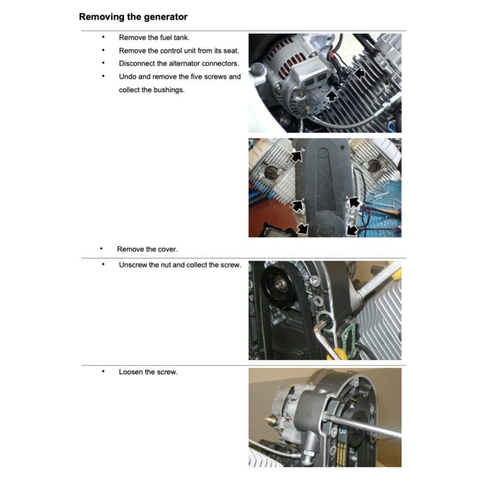 Moto Guzzi STELVIO 4V/8V/NTX 2008+ Full Manual Set – Repair & Maintenance Manual and Spare Parts Catalog and User Handbook - page 6
