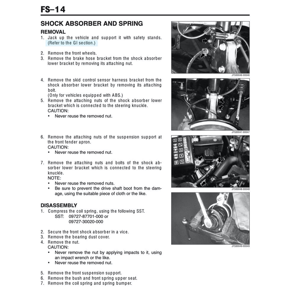 Daihatsu TERIOS J100 1997-2006 Full Manual Set – Repair & Maintenance Manual - page 5