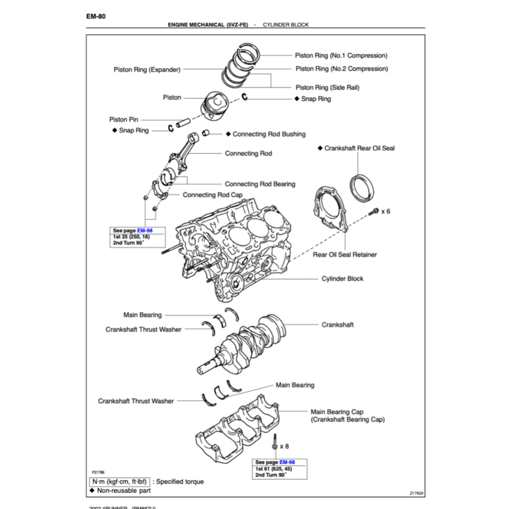 Toyota 4RUNNER N180 1996-2002 Full Manual Set – Repair & Maintenance Manual - page 4