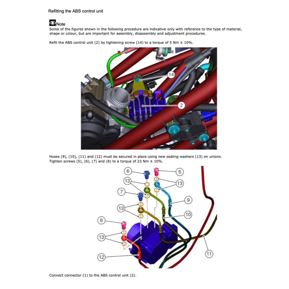 Ducati MULTISTRADA 1200 ENDURO E4 2016-2019 Full Manual Set – Repair & Maintenance Manual and Spare Parts Catalog and User Handbook - page 7
