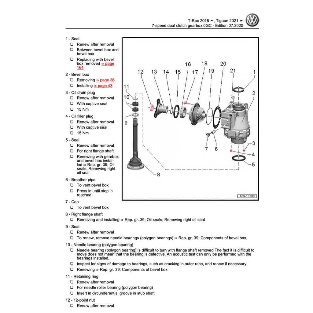 VW T-ROC A11 2017+ Full Manual Set – Repair & Maintenance Manual - page 7