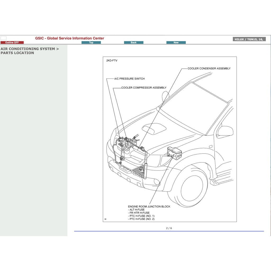 HILUX Toyota HILUX VIGO KUN 15/16/25/26/36 2005-2015 Full Manual Set – Repair & Maintenance Manual - page 5