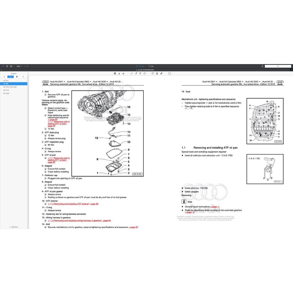 Audi A4 B6-B7 2002-2008 Full Manual Set – Service Repair Workshop Manual - page 5