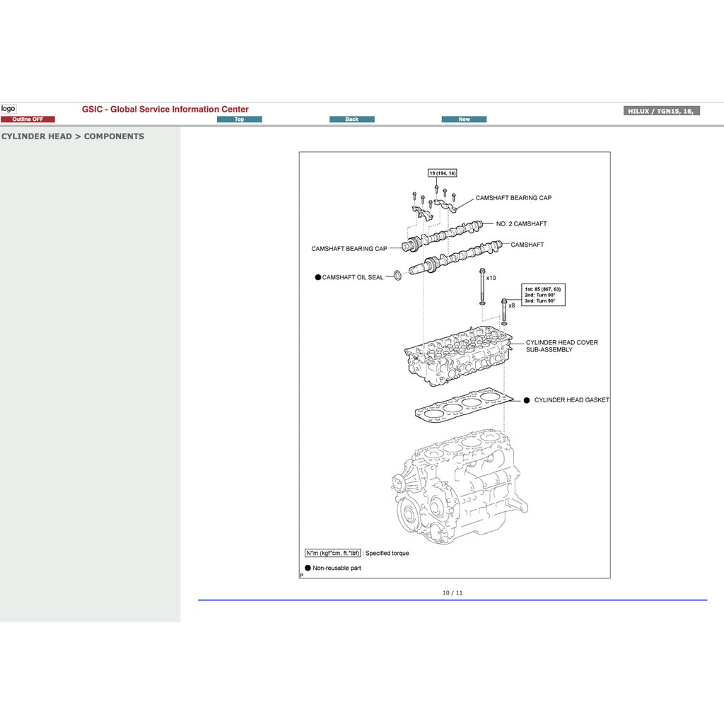 HILUX Toyota HILUX VIGO KUN 15/16/25/26/36 2005-2015 Full Manual Set – Repair & Maintenance Manual - page 9